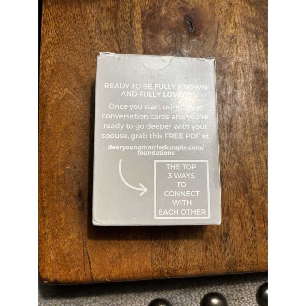 DEAR YOUNG MARRIED COUPLE Foundations Card Deck Conversation‎ Starters - Picture 2 of 2